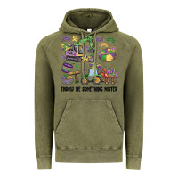 Vintage Olive throw me something mister Vintage Hoodie - MaliasSmallBusiness