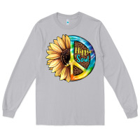 Moon Dust Hippie Soul with Sunflower and Leopard Background Long Sleeve Tee - JahusDesignShop