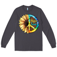 Smoke Hippie Soul with Sunflower and Leopard Background Long Sleeve Tee - JahusDesignShop