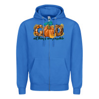 True Royal With God All Things Are Possible Zipper Hoodie - texasbilliewilder