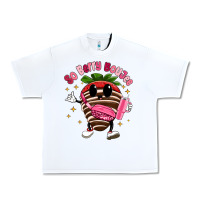 White so berry buojee Urban Heavy Tee - MaliasSmallBusiness