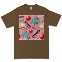 Cacao Teacher Seamless Pattern Premium Tee - BundleAndBundleShop