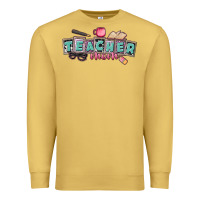 Antique Gold teacher mom Premium Sweatshirt - CowGirlArtShop
