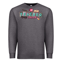 Charcoal Heather teacher mom Premium Sweatshirt - CowGirlArtShop