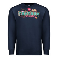 Navy teacher mom Premium Sweatshirt - CowGirlArtShop
