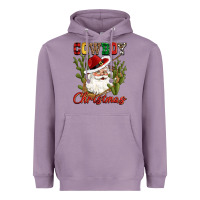 Lavender cowboy christmas western cactus Heavyweight Hoodie - CowGirlArtShop