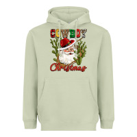 Matcha cowboy christmas western cactus Heavyweight Hoodie - CowGirlArtShop