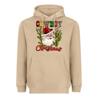 Mushroom cowboy christmas western cactus Heavyweight Hoodie - CowGirlArtShop