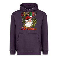Plum cowboy christmas western cactus Heavyweight Hoodie - CowGirlArtShop
