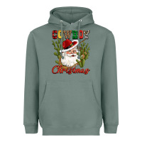Sage cowboy christmas western cactus Heavyweight Hoodie - CowGirlArtShop