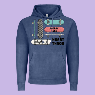 Worry Less Vintage Hoodie Designed By Maliassmallbusiness