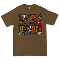 Cacao santa's favorite teacher assistant Premium Tee - Jasminsmagicworld