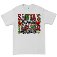 Santa's Favorite Teacher Assistant Premium Tee | Teevron