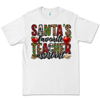 White santa's favorite teacher assistant Premium Tee - Jasminsmagicworld