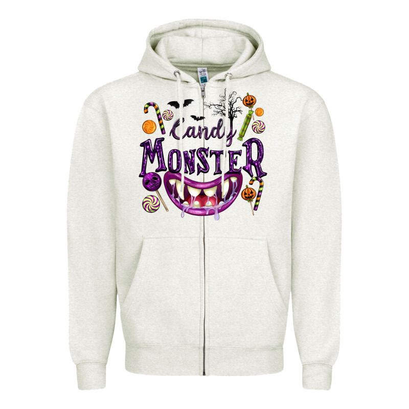 Candy Monster Zipper Hoodie by texasbilliewilder | Teevron