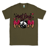 Army Green wrestling mom Classic Tee - MaliasSmallBusiness