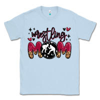 Dusty Blue wrestling mom Classic Tee - MaliasSmallBusiness