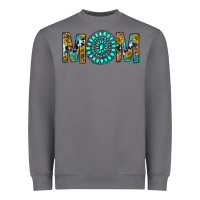 Storm Western Mom With Turquoise Gemstone Heavyweight Sweatshirt - BundleAndBundleShop