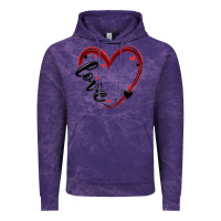 Cloud Purple valentines day heart Vintage Hoodie - MaliasSmallBusiness