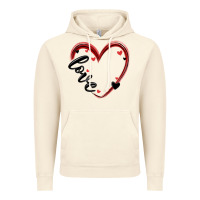Vintage Artic valentines day heart Vintage Hoodie - MaliasSmallBusiness