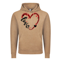 Vintage Coffee valentines day heart Vintage Hoodie - MaliasSmallBusiness