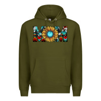 Army Green mom Premium Hoodie - JahusDesignShop