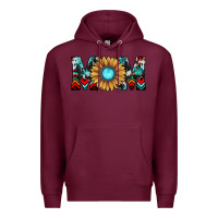 Burgundy mom Premium Hoodie - JahusDesignShop