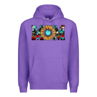 Purple mom Premium Hoodie - JahusDesignShop