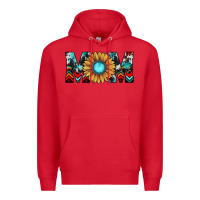 Red mom Premium Hoodie - JahusDesignShop
