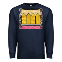 Navy glitter pencil Premium Sweatshirt - CowGirlArtShop
