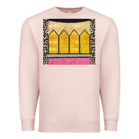 Pale Pink glitter pencil Premium Sweatshirt - CowGirlArtShop