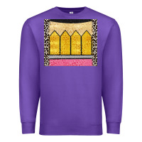 Purple glitter pencil Premium Sweatshirt - CowGirlArtShop
