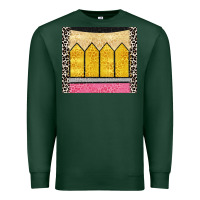 Sports Green glitter pencil Premium Sweatshirt - CowGirlArtShop
