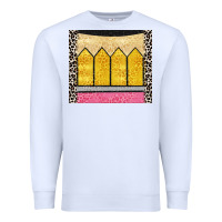 White glitter pencil Premium Sweatshirt - CowGirlArtShop