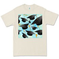 Bone graduation cap seamless pattern Premium Tee - BundleAndBundleShop