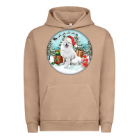 Pigment Burro Christmas samoyed dog Urban Hoodie - FaDigitalArtStudio