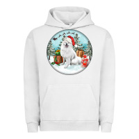Pigment Lunar Rock Christmas samoyed dog Urban Hoodie - FaDigitalArtStudio