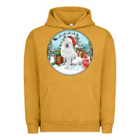 Pigment Peanut Butter Christmas samoyed dog Urban Hoodie - FaDigitalArtStudio