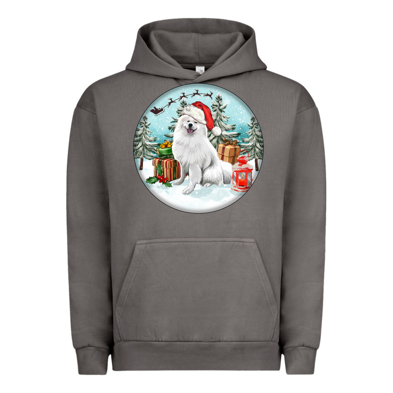 Christmas Samoyed Dog Urban Hoodie by FaDigitalArtStudio | Teevron