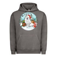 Pigment Tornado Christmas samoyed dog Urban Hoodie - FaDigitalArtStudio