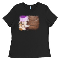 Black Wood Cowhide Pattern Ladies Tee - Bettercallsaul