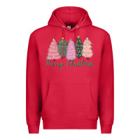 Cardinal merry christmas trees Premium Hoodie - CowGirlArtShop