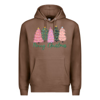 Chestnut merry christmas trees Premium Hoodie - CowGirlArtShop