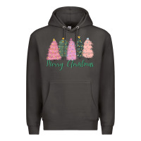Smoke merry christmas trees Premium Hoodie - CowGirlArtShop