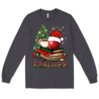 Smoke Teacher With Christmas Tree Long Sleeve Tee - BundleAndBundleShop