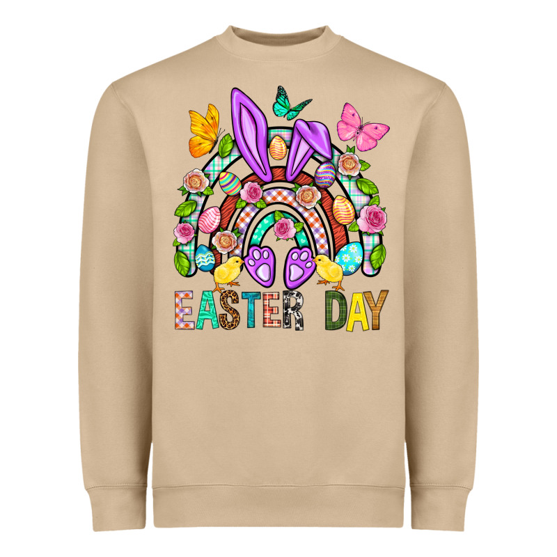 Easter Day Rainbow Heavyweight Sweatshirt by BundleAndBundleShop | Teevron
