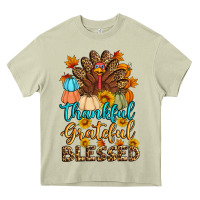 Mossy thankful grateful blessed turkey Heavy Core Tee - Artiststas