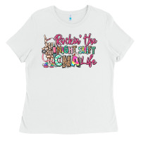 White rockin the night shift cna life Ladies Tee - RanaPortraitStore