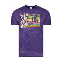 Cloud Purple some things are better left unsaid Vintage Tee - MaliasSmallBusiness