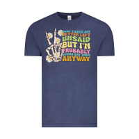 Vintage Denim some things are better left unsaid Vintage Tee - MaliasSmallBusiness